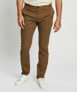3 Wise Men Charlie Chinos Brown