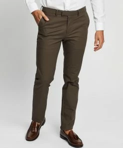 3 Wise Men Huxton Dress Pants Chestnut