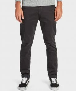 Academy Brand Cooper Slim Chino Black