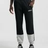 Adidas Originals 3-Stripes Split Sweat Pants Black & Medium Grey Heather