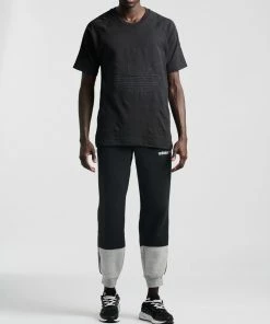 Adidas Originals 3-Stripes Split Sweat Pants Black & Medium Grey Heather -Men's Pants Online Shop http3A2F2Fstatic.theiconic.com .au2Fp2Fadidas originals 4201 2462921 5