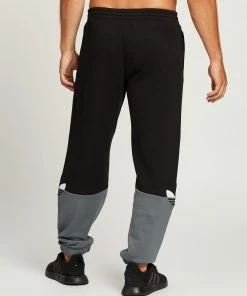 Adidas Originals Adicolor Sliced Trefoil Sweat Pants Black & Blue Oxide -Men's Pants Online Shop http3A2F2Fstatic.theiconic.com .au2Fp2Fadidas originals 7301 4742611 3