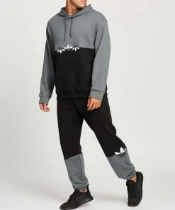 Adidas Originals Adicolor Sliced Trefoil Sweat Pants Black & Blue Oxide -Men's Pants Online Shop http3A2F2Fstatic.theiconic.com .au2Fp2Fadidas originals 7336 4742611 5