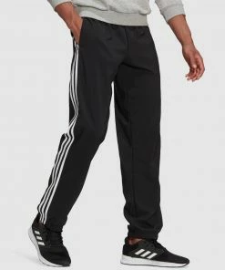 Adidas Performance AEROREADY Essentials Elastic Cuff 3-Stripes Pants Black / White