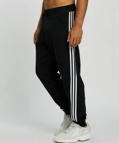 Adidas Performance 3-Stripes Sweat Pants Black