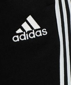 Adidas Performance Essentials Fleece Tapered Cuff 3-Stripes Pants Black & White -Men's Pants Online Shop http3A2F2Fstatic.theiconic.com .au2Fp2Fadidas performance 6318 9270321 6