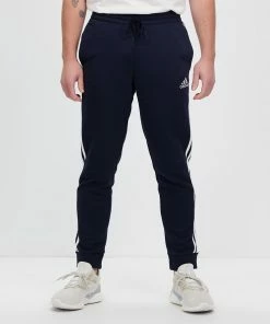 Adidas Performance Essentials French Terry Tapered Cuff 3-Stripes Pants Legend Ink & White -Men's Pants Online Shop http3A2F2Fstatic.theiconic.com .au2Fp2Fadidas performance 8225 8423431 4