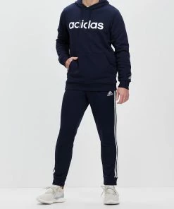 Adidas Performance Essentials French Terry Tapered Cuff 3-Stripes Pants Legend Ink & White -Men's Pants Online Shop http3A2F2Fstatic.theiconic.com .au2Fp2Fadidas performance 8238 8423431 5