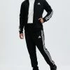 Adidas Performance Primegreen Essentials 3-Stripes Track Suit Black & White