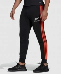 Adidas Performance All Blacks Rugby 3-Stripes Sweat Pants Black / Carbon