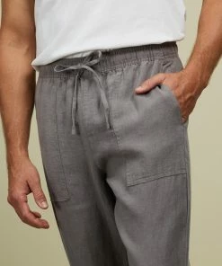 AERE Linen Pull On Pants Light Grey -Men's Pants Online Shop http3A2F2Fstatic.theiconic.com .au2Fp2Faere 3012 3061331 4