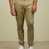 AERE Organic Slim Stretch Chinos Sand