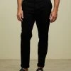 AERE Organic Slim Stretch Chinos Black
