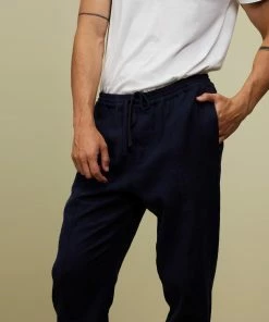AERE Ramie Pull On Pants Navy -Men's Pants Online Shop http3A2F2Fstatic.theiconic.com .au2Fp2Faere 3302 5331441 4