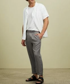 AERE Linen Pleated Pants Light Grey -Men's Pants Online Shop http3A2F2Fstatic.theiconic.com .au2Fp2Faere 4080 6084431 5