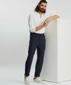 AERE Linen Pleated Pants Navy -Men's Pants Online Shop http3A2F2Fstatic.theiconic.com .au2Fp2Faere 8307 307098 5
