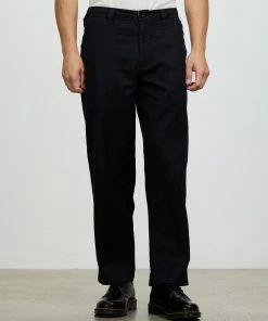 Afends 148 Chess Club Hemp Pants Black