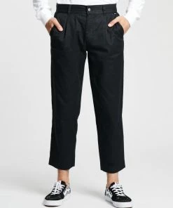 Afends Mixed Business Hemp Suit Pants Black