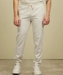 American Vintage Bykerstate Joggers Ecru Melange