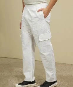American Vintage Pantalons White -Men's Pants Online Shop http3A2F2Fstatic.theiconic.com .au2Fp2Famerican vintage 1598 5987031 4