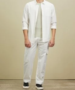 American Vintage Pantalons White -Men's Pants Online Shop http3A2F2Fstatic.theiconic.com .au2Fp2Famerican vintage 1733 5987031 5