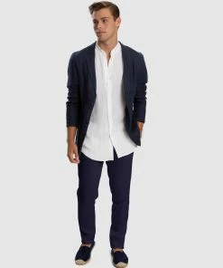 Aqua Blu Australia Serenity Linen Pant Admiral