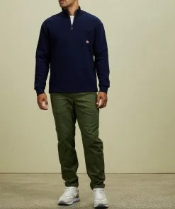 Armor Lux Brushed Canvas Carrot Trousers Khaki -Men's Pants Online Shop http3A2F2Fstatic.theiconic.com .au2Fp2Farmor lux 9370 3030131 5