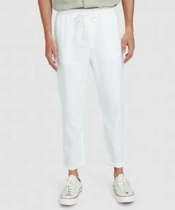 Arvust Brody Linen Pant WHITE