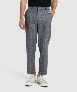 Arvust Cooper Check Pants GREY