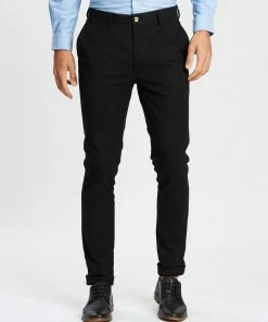 Ben Sherman Skinny Stretch Chinos Black