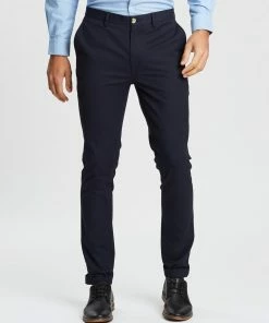 Ben Sherman Skinny Stretch Chinos Dark Navy