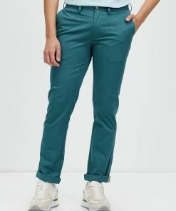 Ben Sherman Slim Stretch Pants Teal