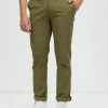 Ben Sherman Slim Stretch Pants Olive