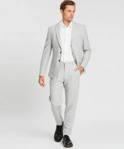 Ben Sherman Speckle Trousers Light Grey -Men's Pants Online Shop http3A2F2Fstatic.theiconic.com .au2Fp2Fben sherman 4934 1393501 5