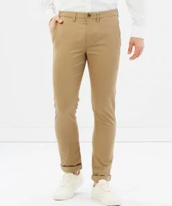 Ben Sherman Skinny Stretch Chinos Stone