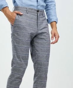 Ben Sherman Heritage Check Slim Taper Trousers Steel -Men's Pants Online Shop http3A2F2Fstatic.theiconic.com .au2Fp2Fben sherman 9335 5331241 4