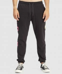 Billabong Simpsons Donut Fleece Pants BLACK