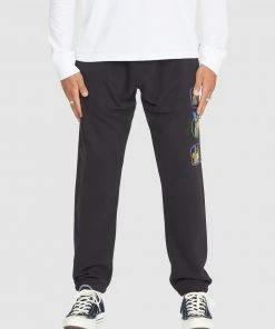 Billabong Simpsons Family Fleece Pants BLACK