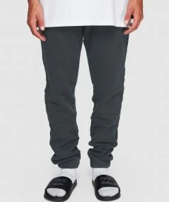 Billabong Overdye Fleece Pants WASHED BLACK