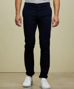 BOSS Slim Fit Casual Chinos Dark Blue
