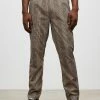 Brixton Choice E-Waist Taper X Pants Brown Plaid