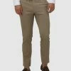 Brooksfield Tapered Stewart Tailored Chinos TAN