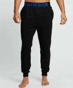 Calvin Klein Intense Power Lounge Joggers Black & Kettle Blue