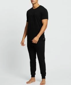 Calvin Klein Intense Power Lounge Joggers Black & Kettle Blue -Men's Pants Online Shop http3A2F2Fstatic.theiconic.com .au2Fp2Fcalvin klein 7019 5200721 5