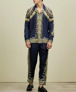 Camilla Straight Leg Elasticated Waist Pants Its All Over Torero -Men's Pants Online Shop http3A2F2Fstatic.theiconic.com .au2Fp2Fcamilla 3359 4119541 5