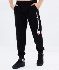 Champion Script Cuff Pants Black