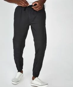 Cotton On Drake Cuffed Pants Aged Black Biker
