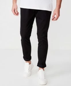 Cotton On Skinny Stretch Chinos Black