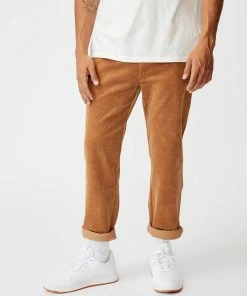 Cotton On Oxford Trousers Tan Cord