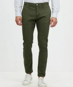 Cotton On Skinny Stretch Chinos Washed Olive